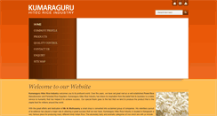 Desktop Screenshot of kumaraguruhitecriceindustries.com